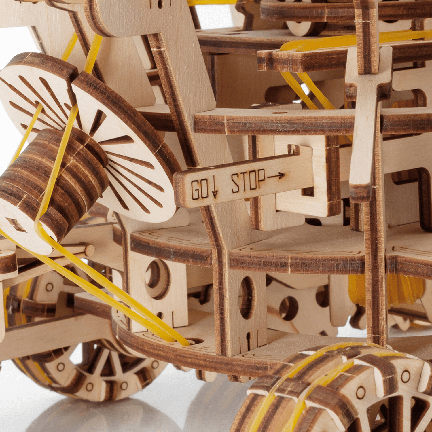 Lunokhod | Lunar Rover-Mechanical Wood Puzzle-Eco-Wood-Art--