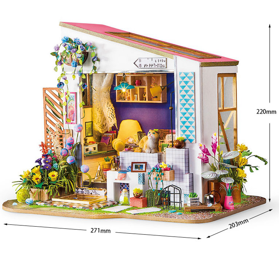 Lily's Porch (Veranda)-Miniatuurhuis-Robotime--