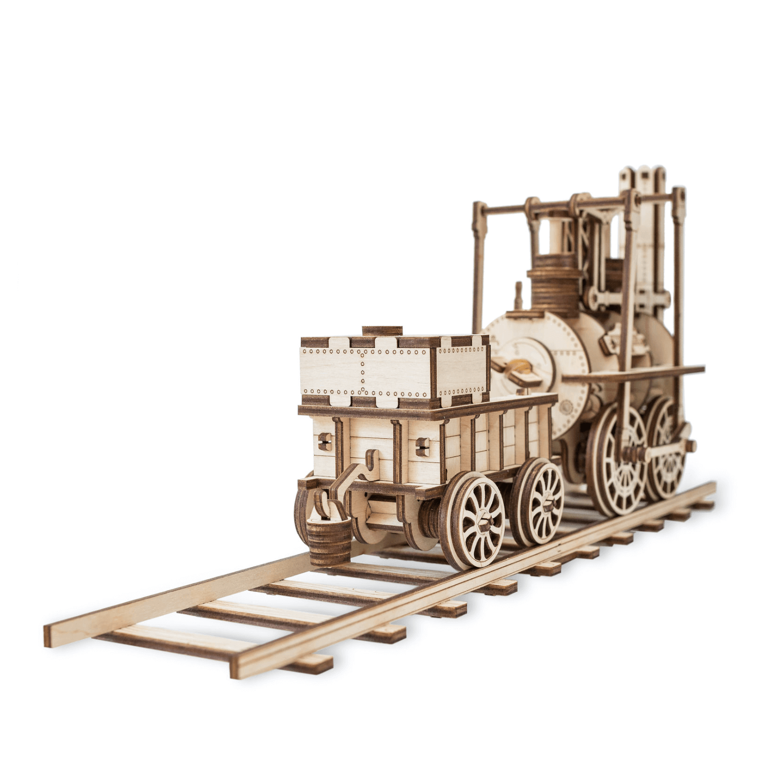 Locomotion #1-Puzzle mécanique en bois-Eco-Wood-Art--