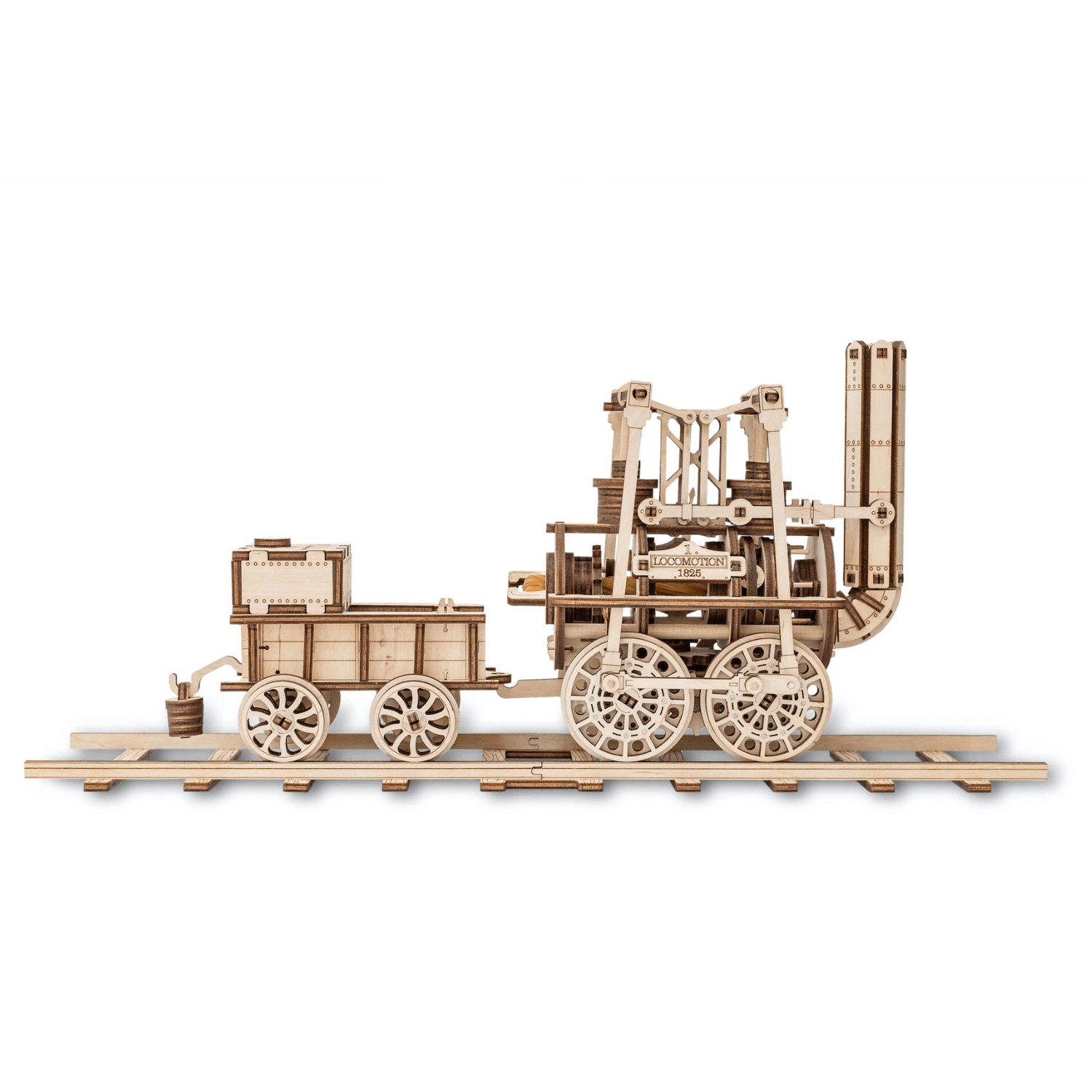 Locomotion #1-Puzzle mécanique en bois-Eco-Wood-Art--