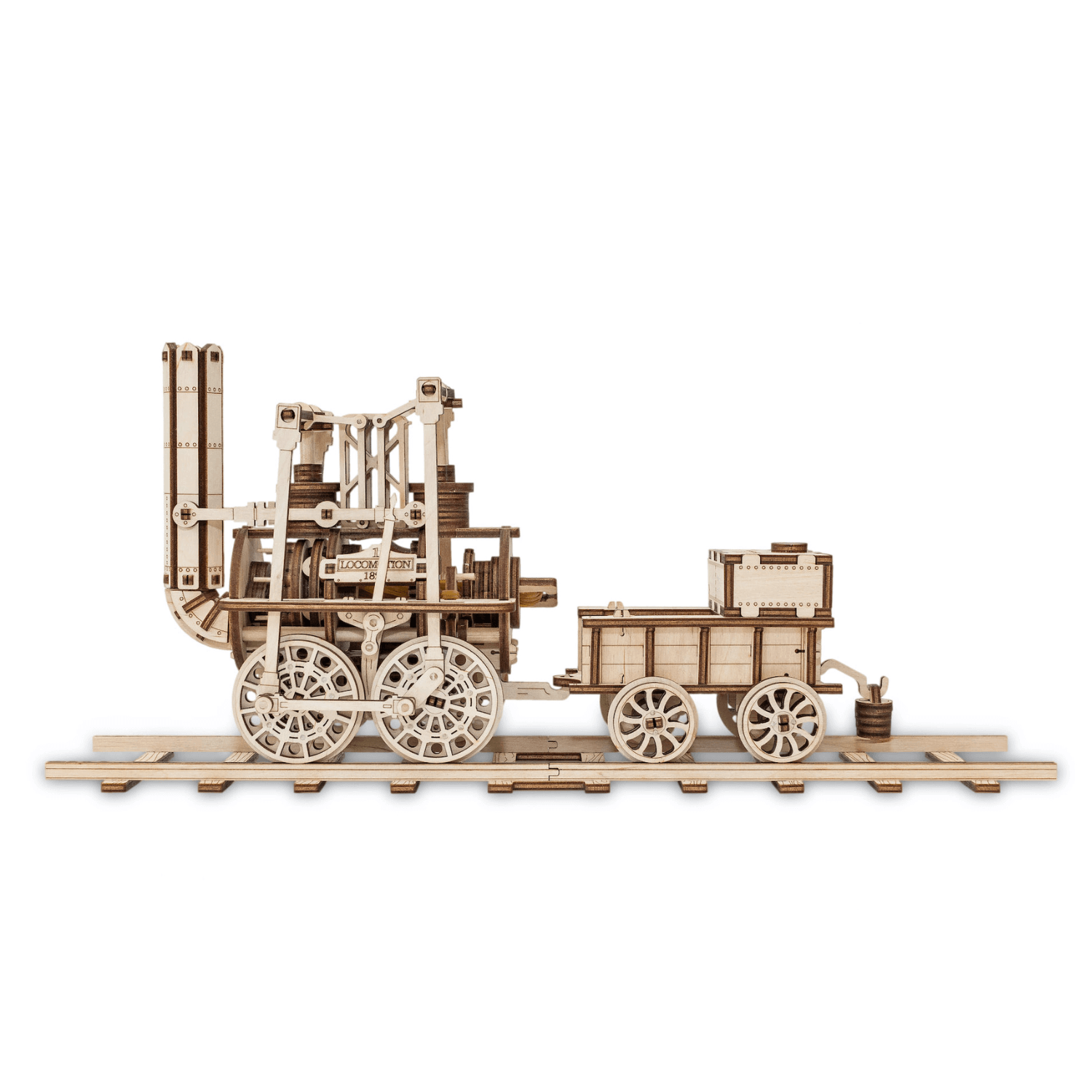 Locomotion #1-Puzzle mécanique en bois-Eco-Wood-Art--