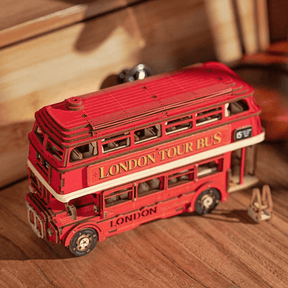 London Tour Bus | ROKR-3D Puzzle-Robotime--