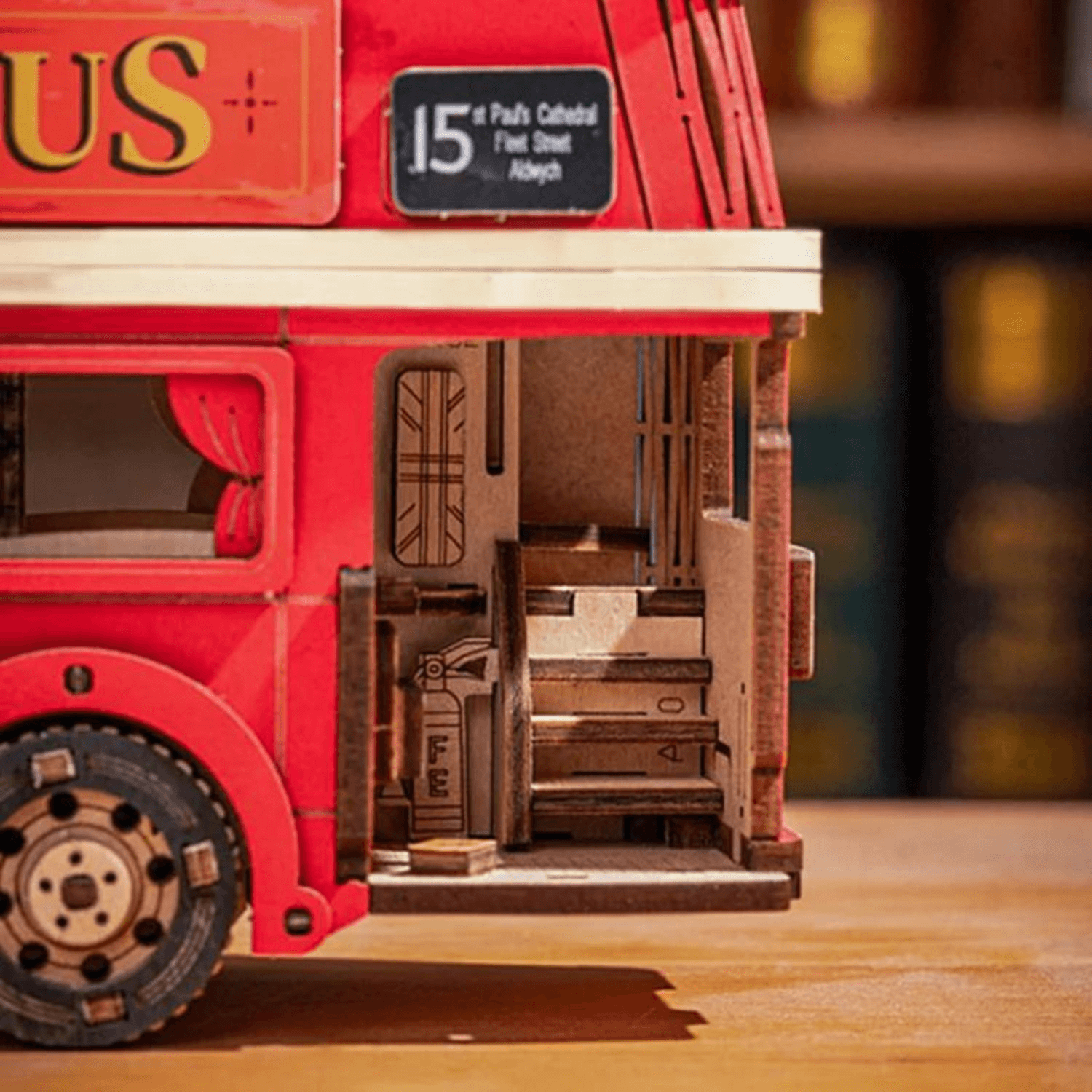 London Tour Bus | ROKR-3D Puzzle-Robotime--