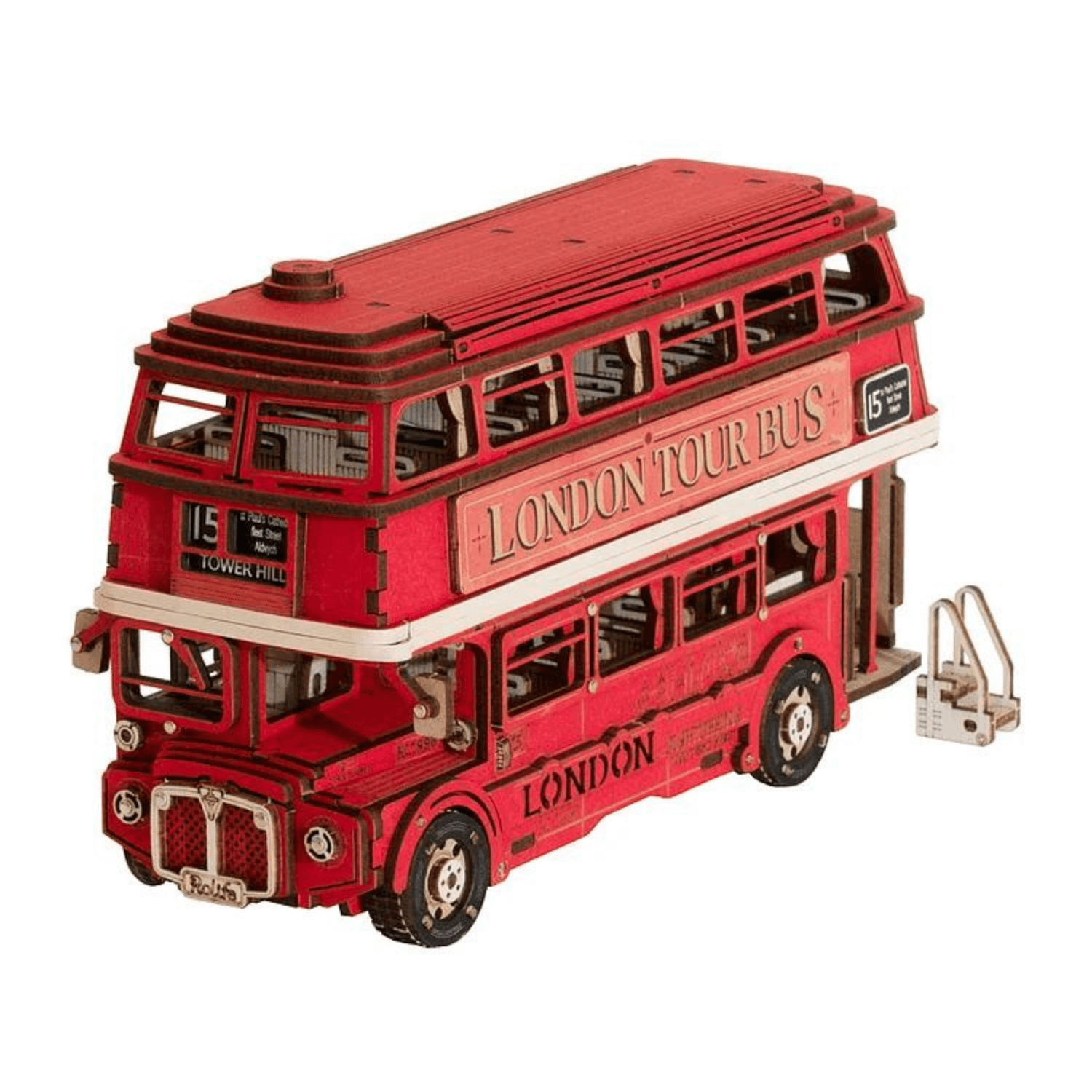 London Tour Bus | ROKR-3D Puzzle-Robotime--