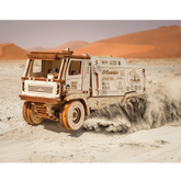 Dakar Racing Truck | MAZ 5309RR 1:30-Mechanical Wooden Puzzle-Eco-Wood-Art--