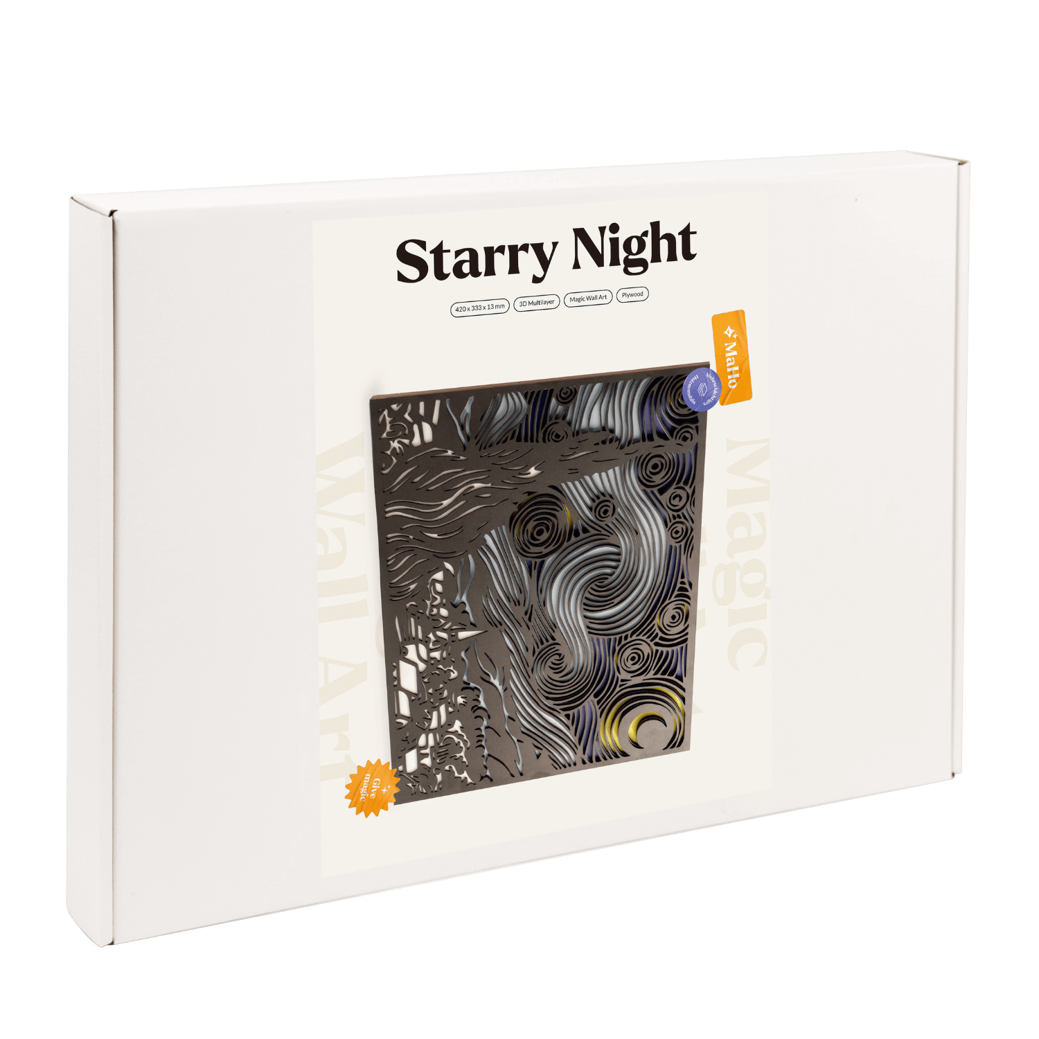 Magic Wall Art l Starry Night-Wallpuzzle-MagicHolz--