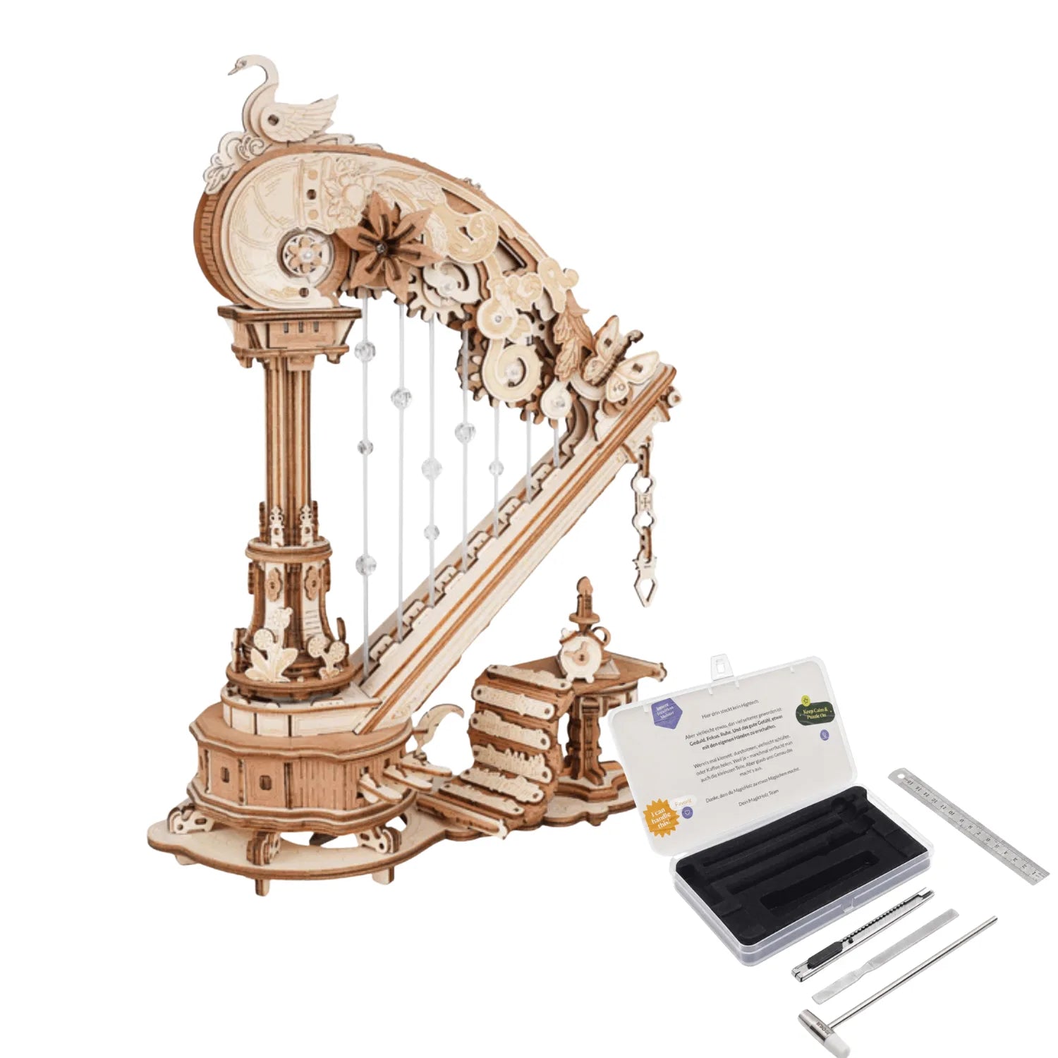Kit de construction mécanique Magic Harp de Robotime