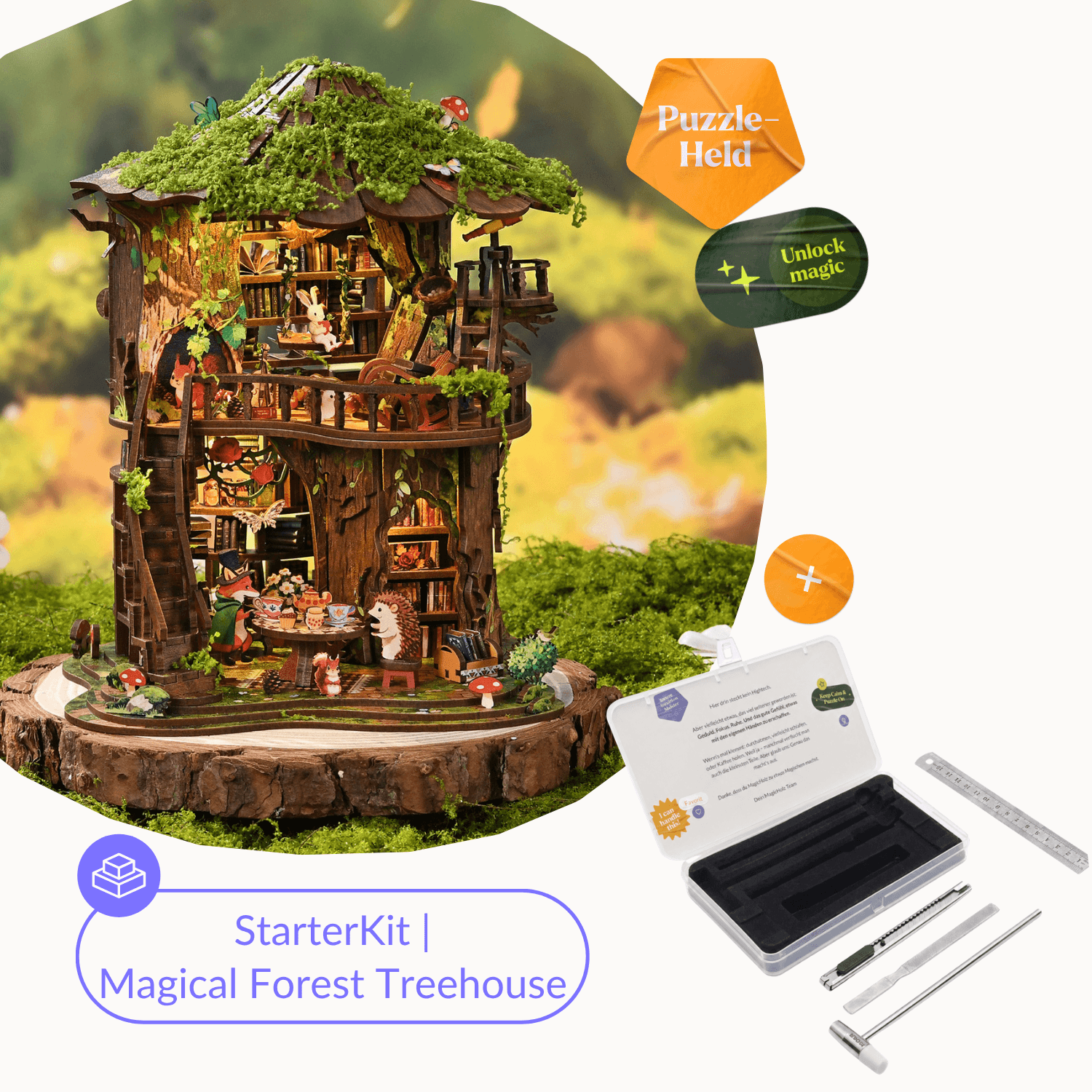 Magical Forest Treehouse miniatuurhuisje