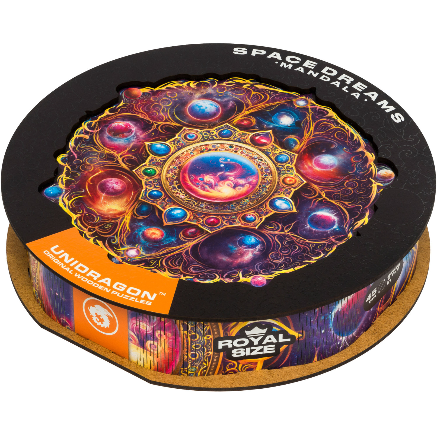 Mandala Puzzle | Space Dreams-Wooden Puzzle-Unidragon--