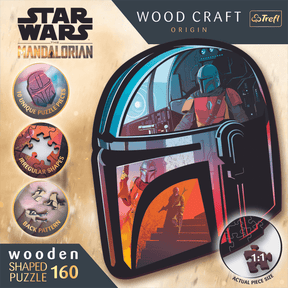 Star Wars Mandalorian | Wood Puzzle 160-wood puzzle-TREFL--