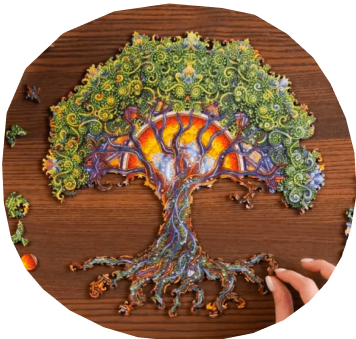 1000 Teile Holzpuzzle Für Erwachsene – Lotus-Libellen Motiv (75 X 50 Cm Fertige Größe)