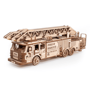 3D Puzzle: Expert Set - Free Fire Truck Mechanical Wooden Puzzle-MagicHolz--
