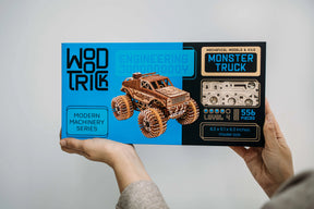 Monster Truck-Puzzle mécanique en bois-WoodTrick--