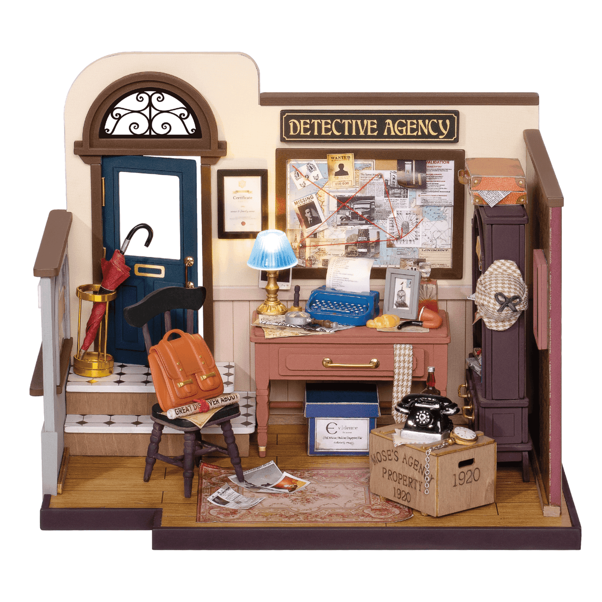 Mose's detectivebureau miniatuurhuis Robotime...