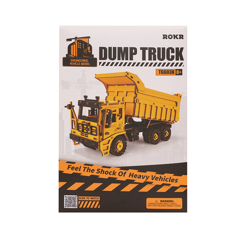 Dump Truck | Bouwmachines-3D Puzzel-Robotime--