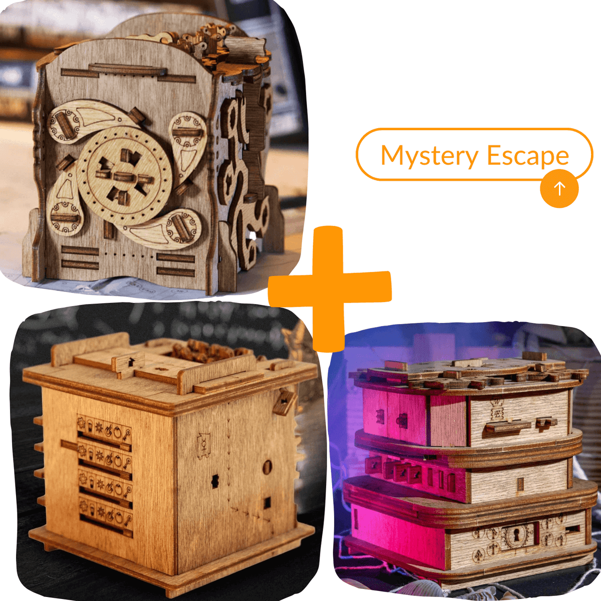 Bundle Cluebox: Mystery Escape Triad (3er Set)-Escape Room Spiel-iDventure--