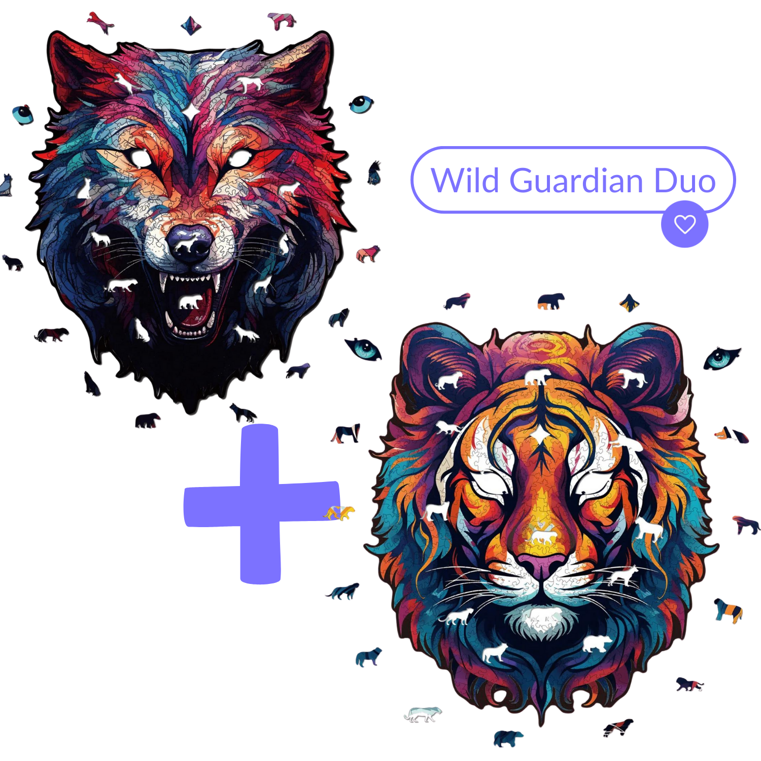 Wild Guardian-M | Bundle-Mechanical Wooden Puzzle-MagicHolz--