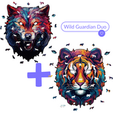Wild Guardian-M | Bundel-Mechanische Houten Puzzel-MagicHolz--