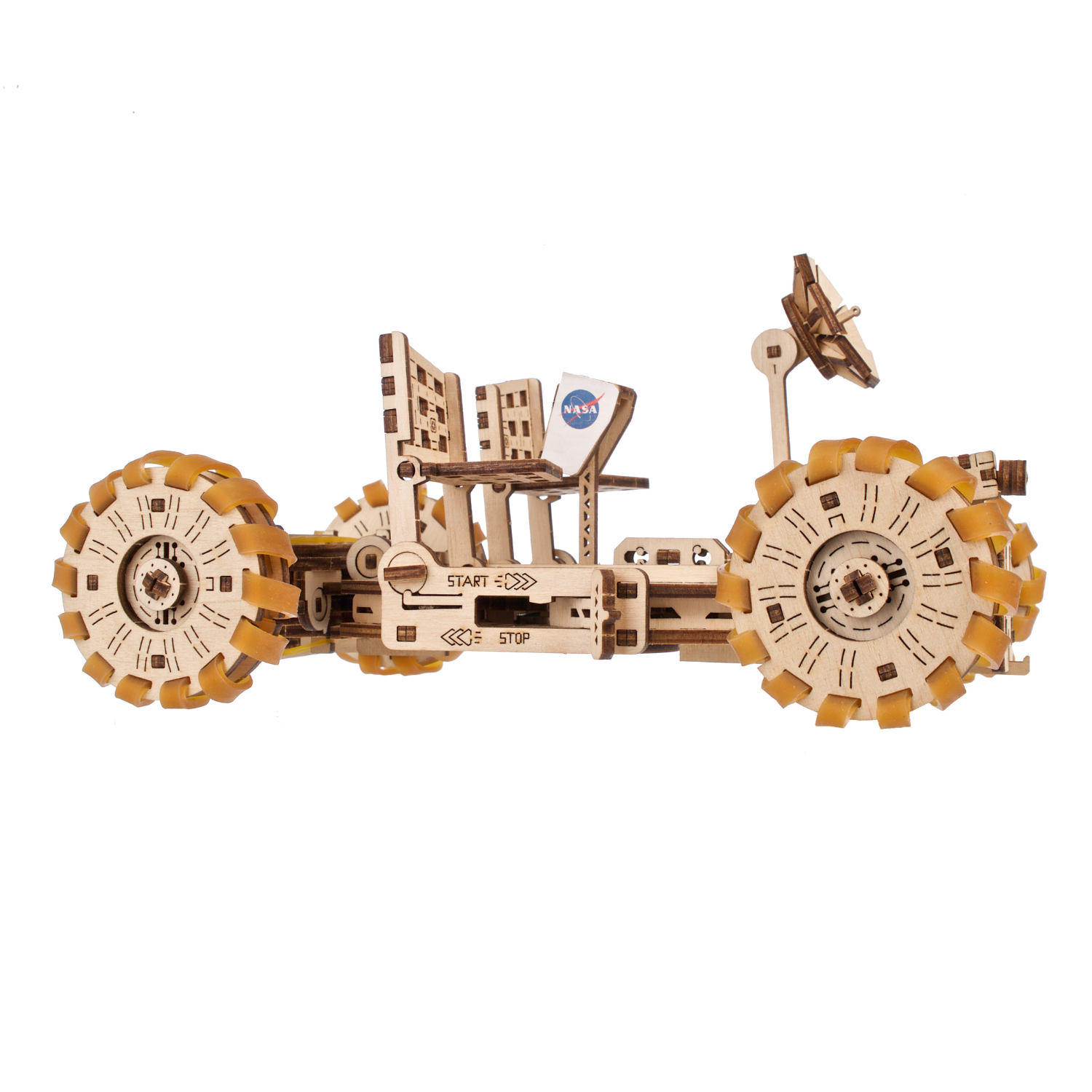 NASA Ruimtevaartmissiepakket | Bundel-Mechanische Houten Puzzel Ugears--