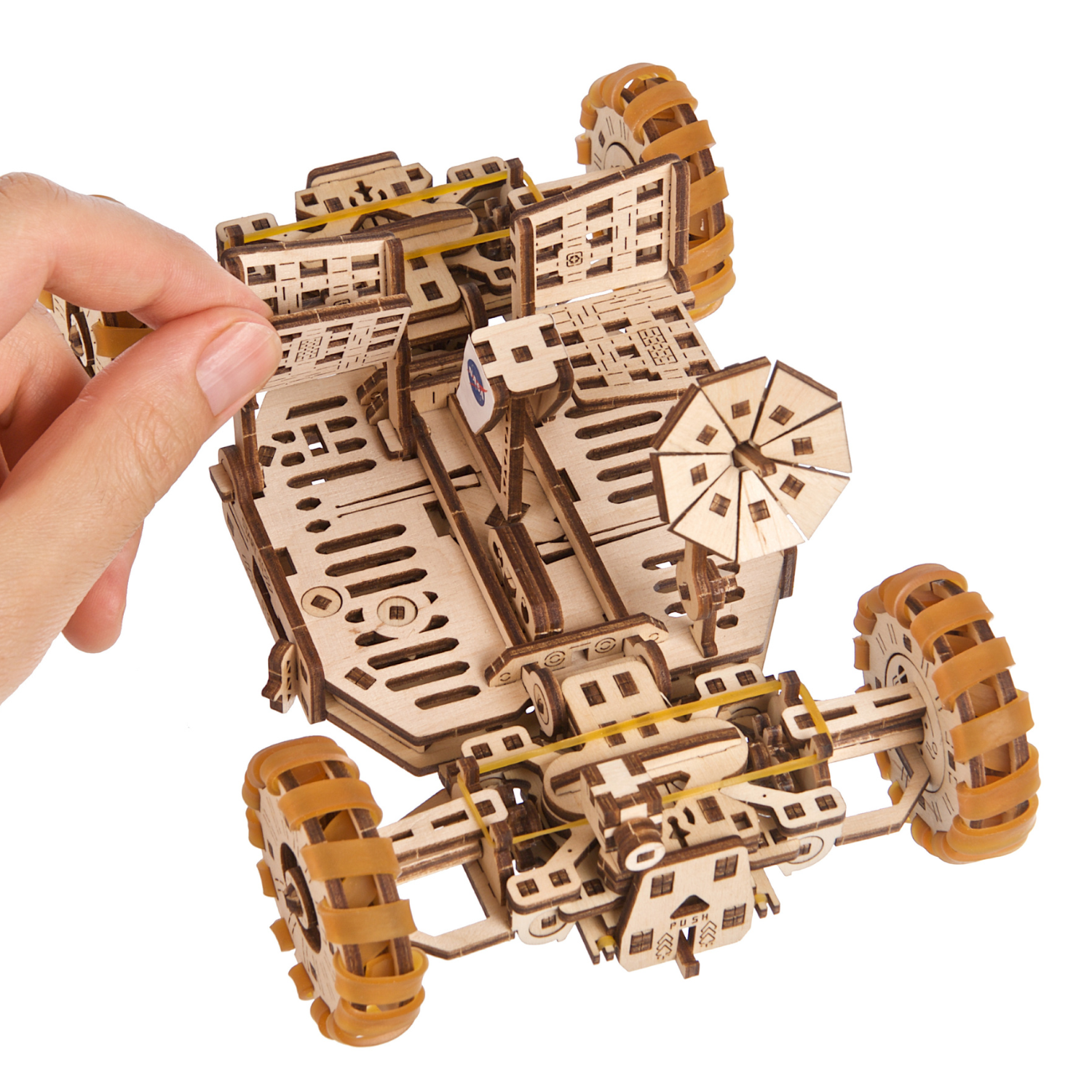 NASA Ruimtevaartmissiepakket | Bundel-Mechanische Houten Puzzel Ugears--