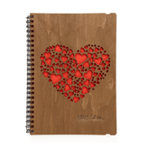 carnet | avec une reliure en bois-3D puzzle-Eco-Wood-Art-NoteHeart-EWA-4815123002963