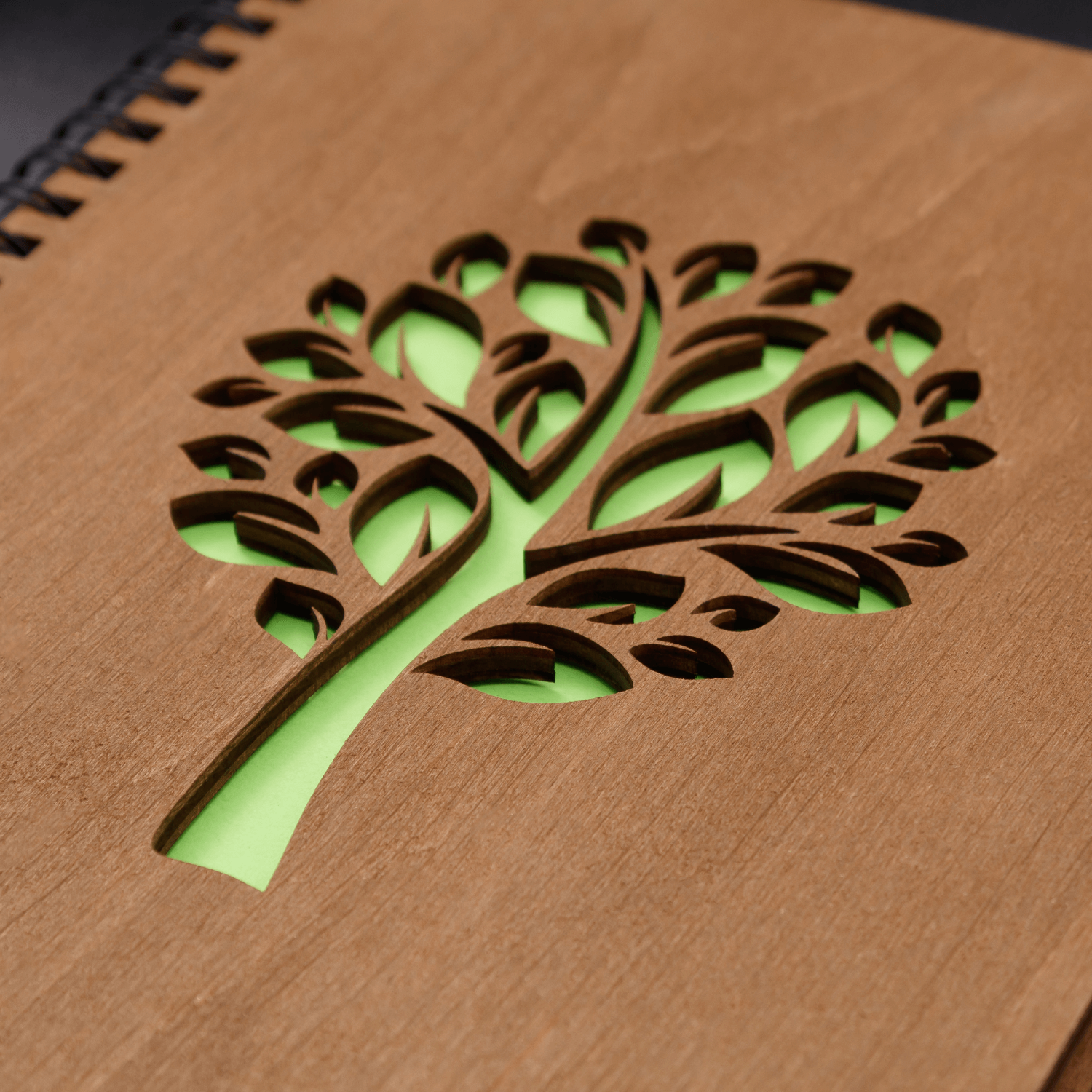 carnet | avec une couverture en bois-3D Puzzle-Eco-Wood-Art--