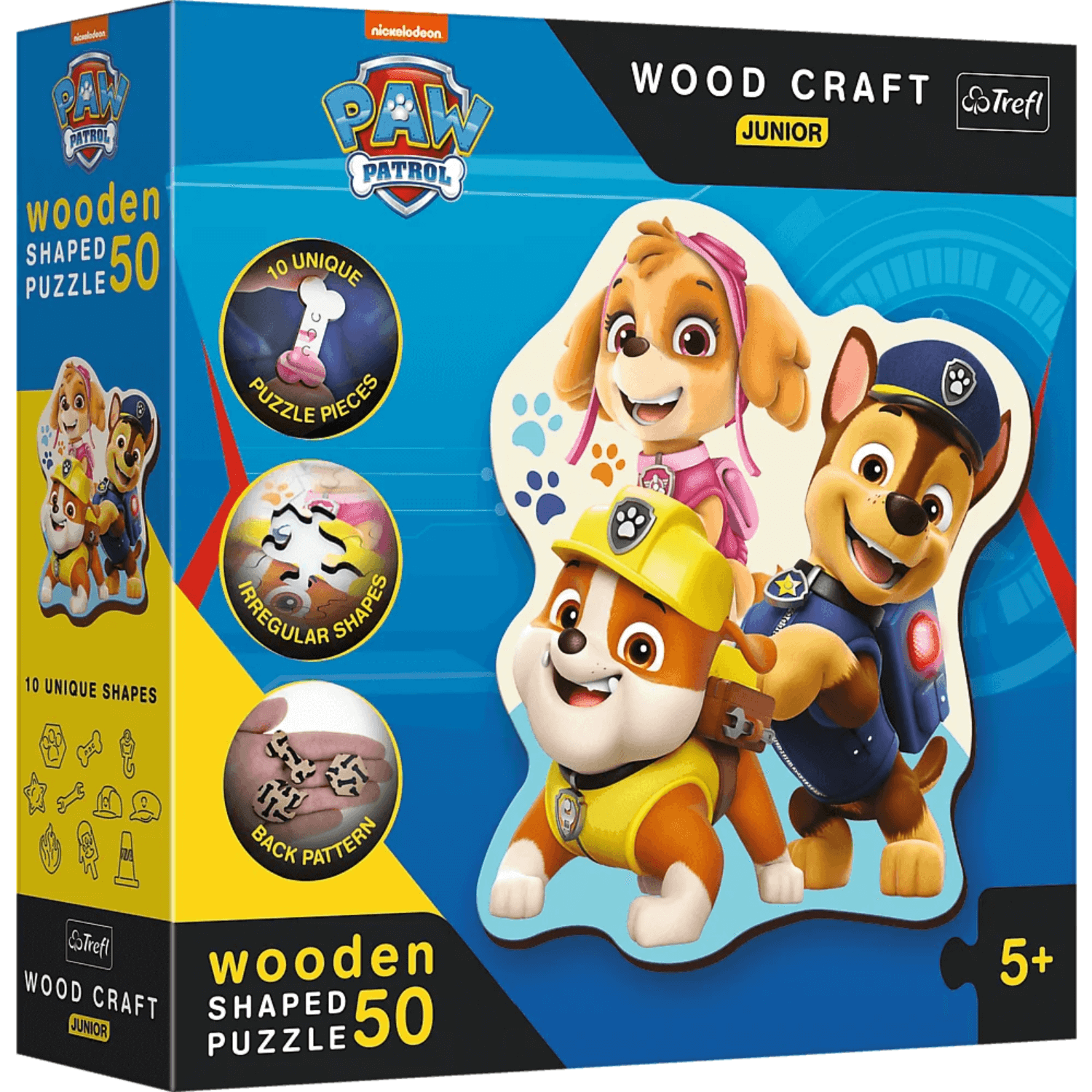 PAW Patrol | Houten Puzzel 50 Houten Puzzel-TREFL--