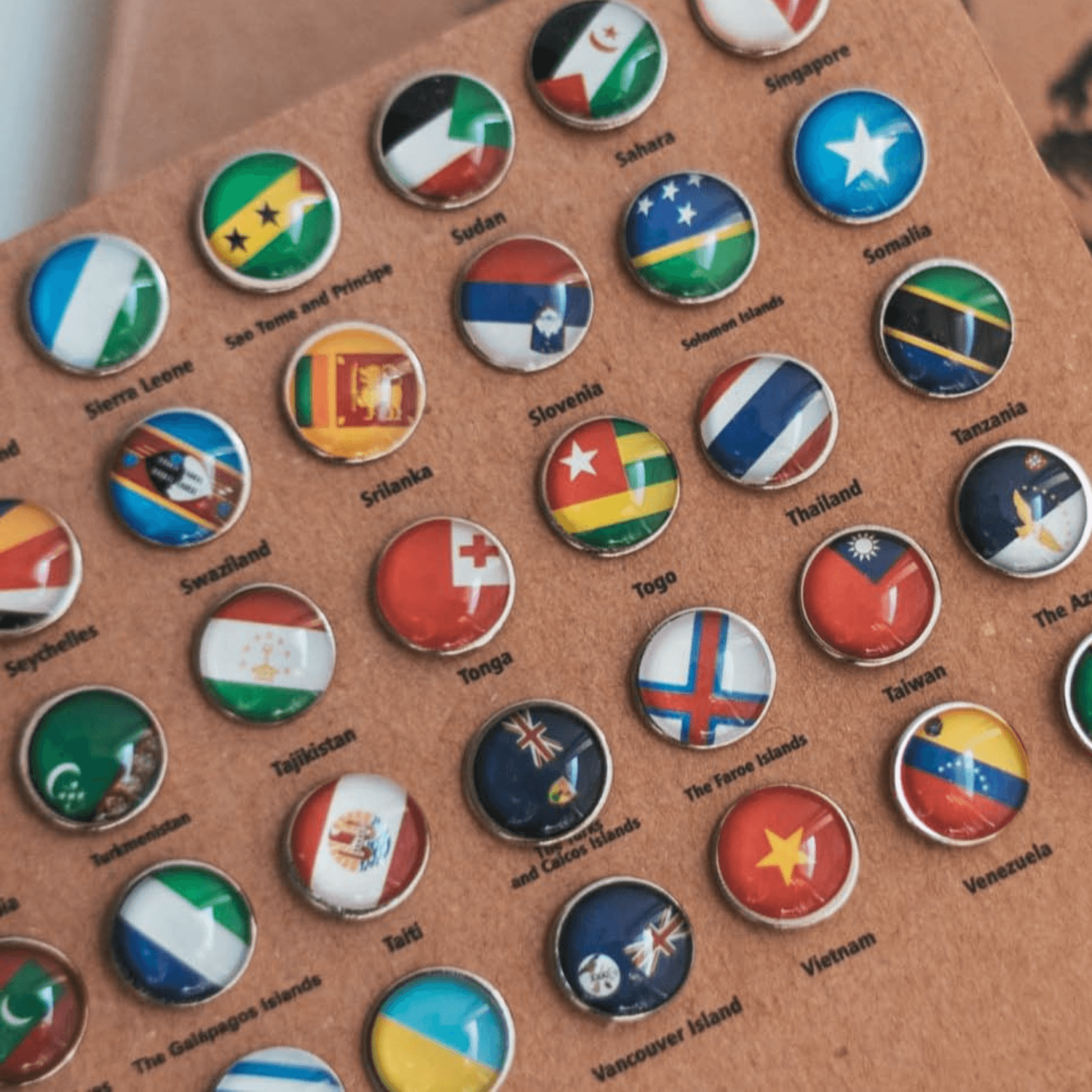 World map pins | pin flags DIY accessories MagicHolz