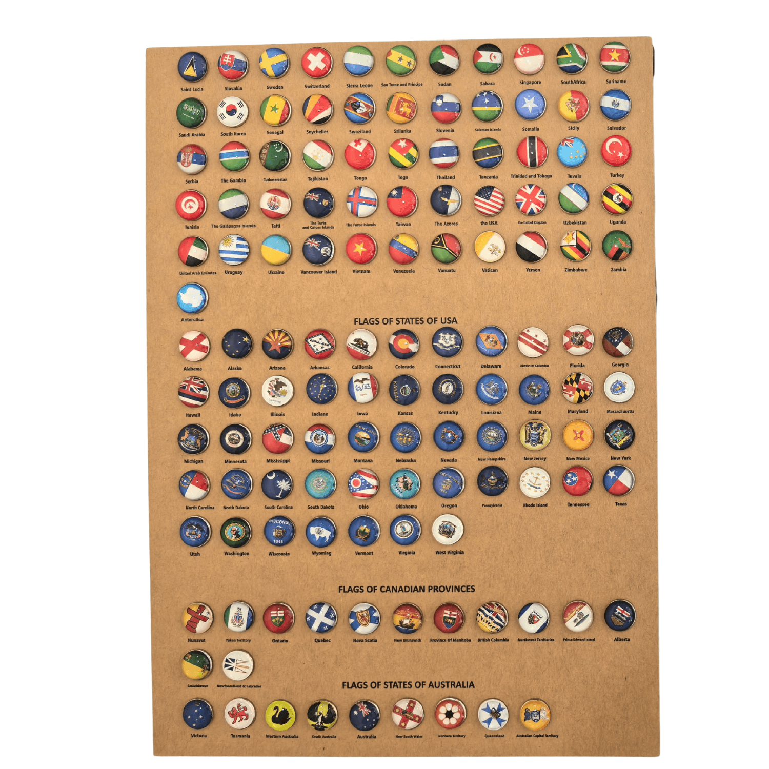 World map pins | pin flags DIY accessories MagicHolz