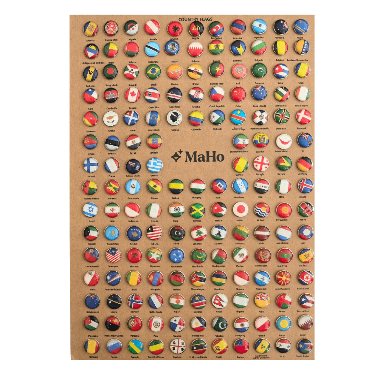 World map pins | pin flags DIY accessories MagicHolz