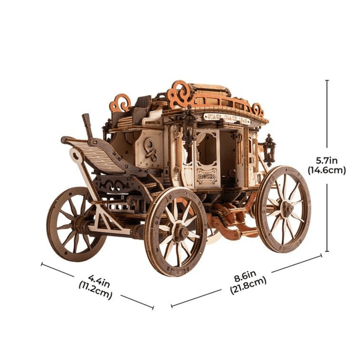 Stagecoach 📯 | Musical Clock-Mechanical Wooden Puzzle-Robotime--