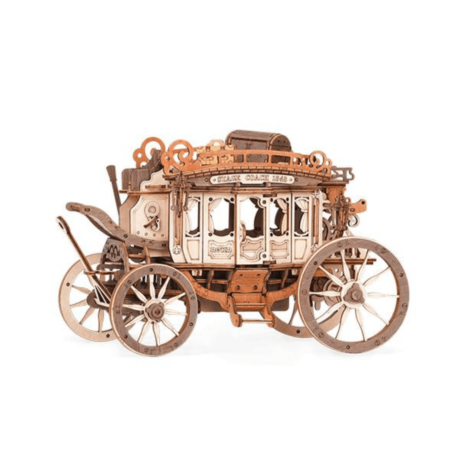 Stagecoach 📯 | Musical Clock-Mechanical Wooden Puzzle-Robotime--