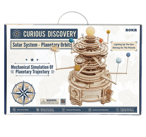 Mechanical Solar System Mechanical Wooden Puzzle Robotime--