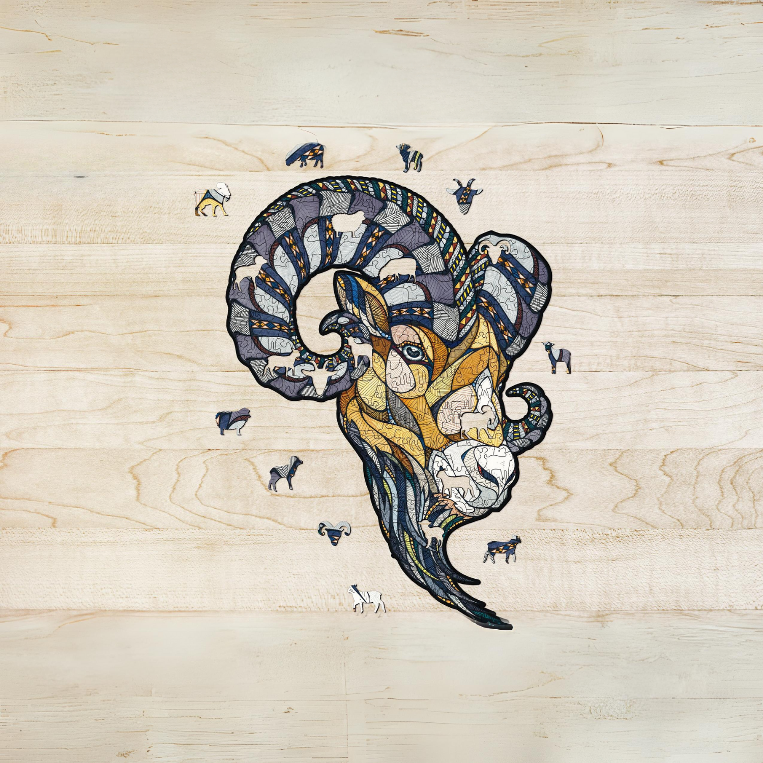 Aries | wooden puzzle wood puzzle eco wood art--