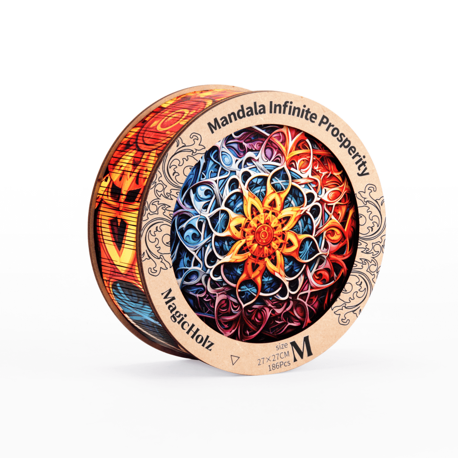 Wealth & Hummingbirds Mandala Set-Mechanical Wooden Puzzle-Robotime--