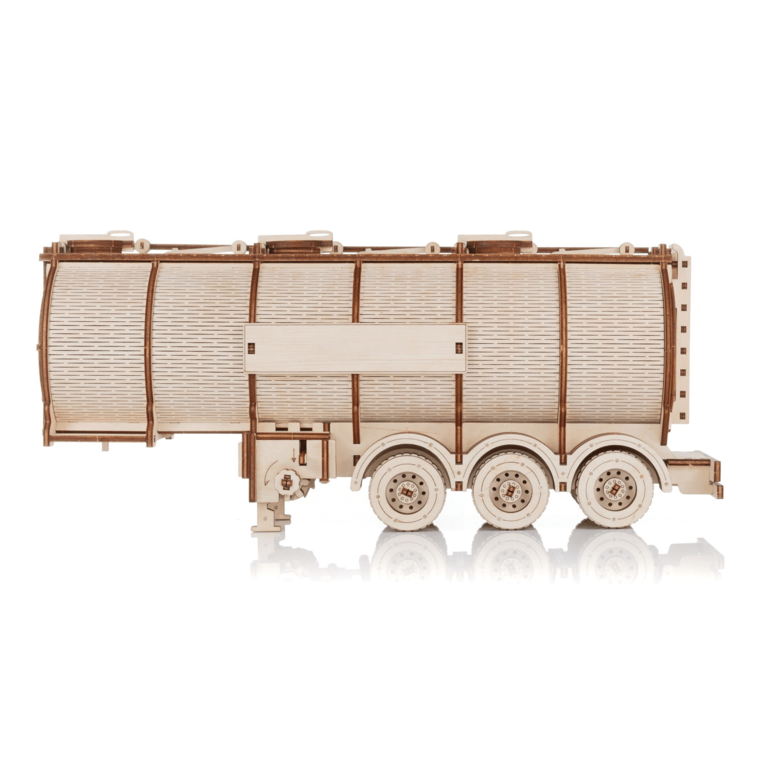 ROAD KING | LKW | Aufleger-Mechanisches Holzpuzzle-Eco-Wood-Art-TankTrailor-EWA-4815123003410