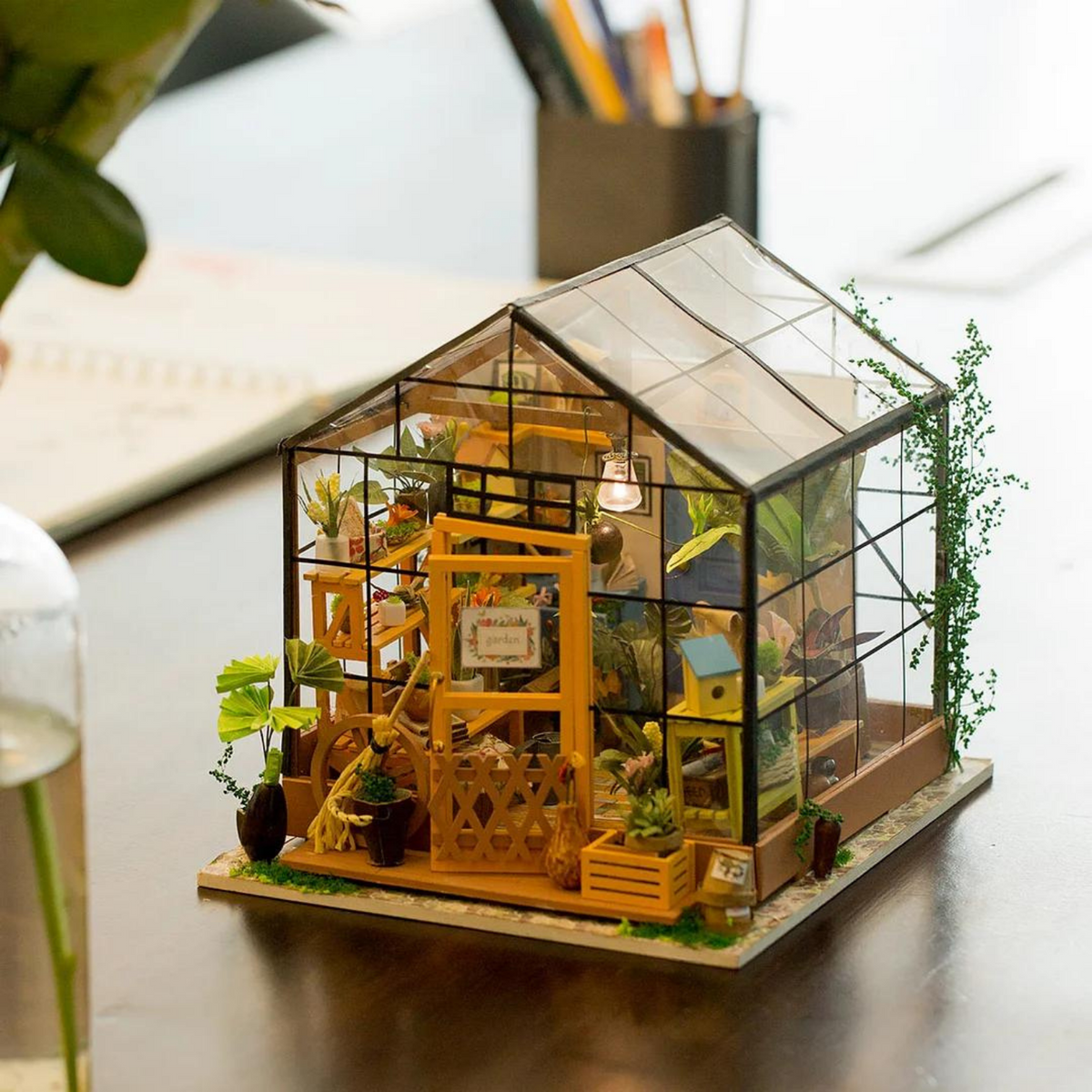 Cathy's Flower House (Serre) - Maison miniature-Robotime--