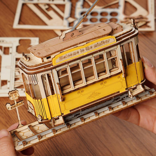 Rolife Retro Transportation Series 3pcs Set-3D Puzzle-Robotime--