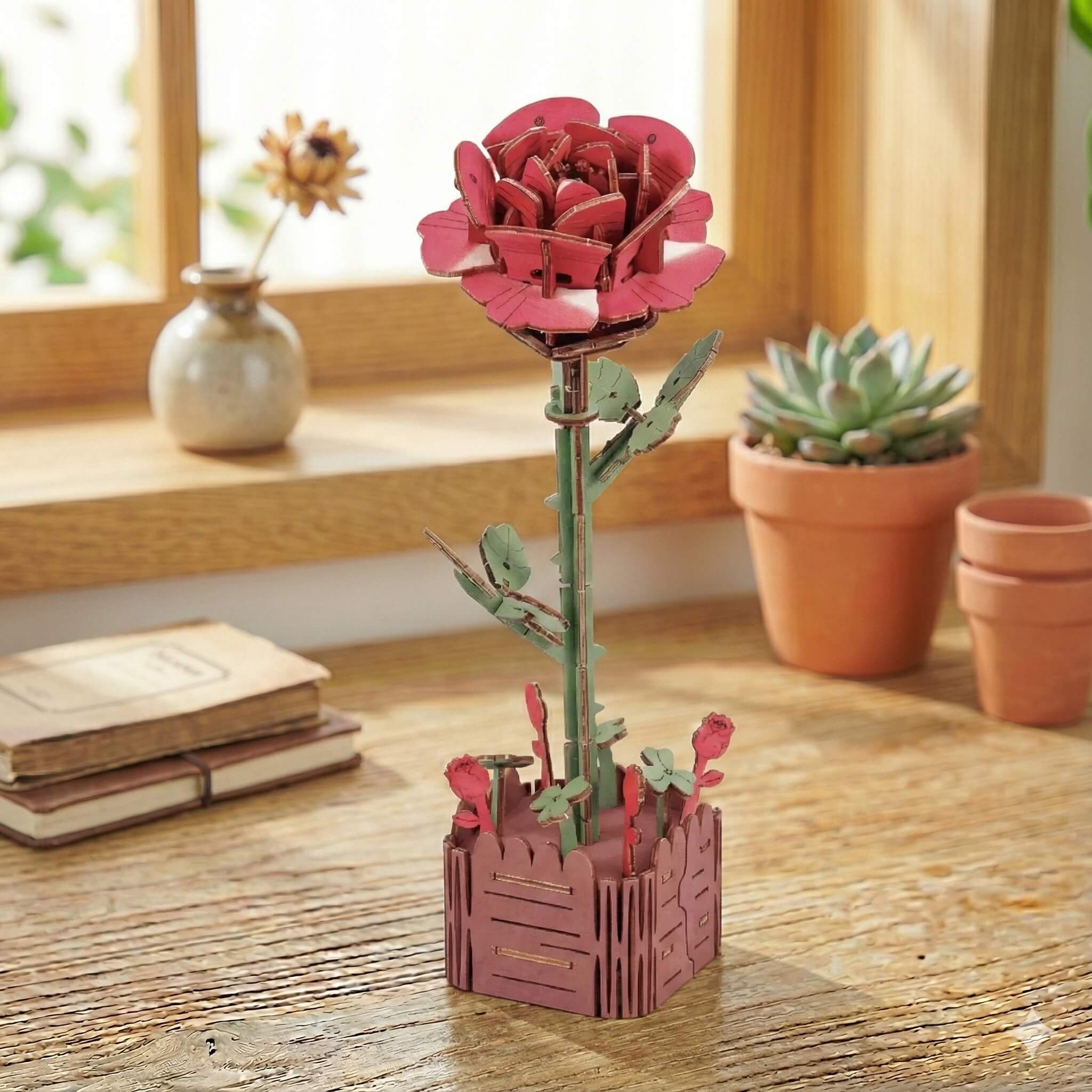 Wooden flowers - Timeless flowers made of wood 🌼