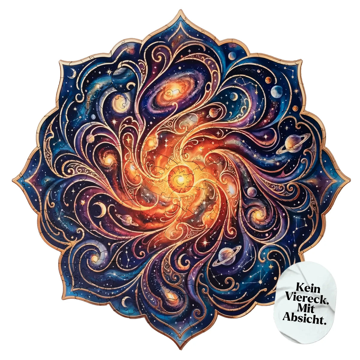 Golden Star Lotus Mandala