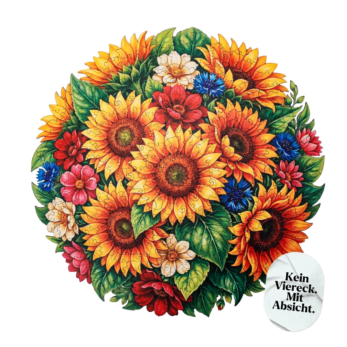 Sunflowers in Summer Light Mandala