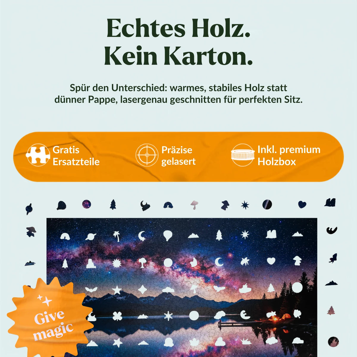 Starry Sky XL Wooden Puzzle (2D) MagicHolz