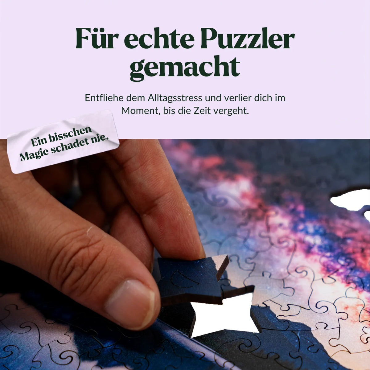 Houten puzzel met sterrenhemel (2D) MagicHolz