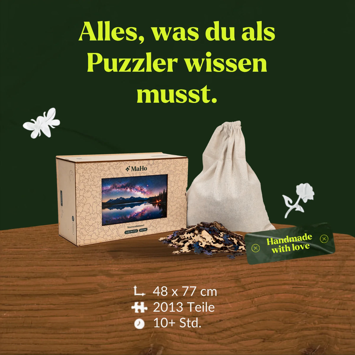 Starry Sky XL Wooden Puzzle (2D) MagicHolz