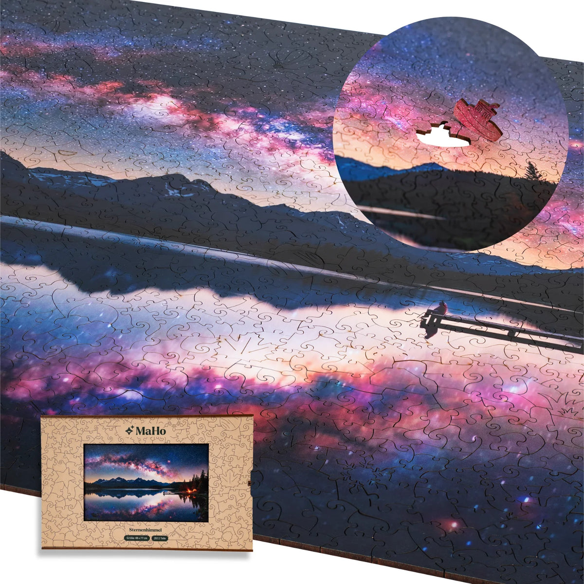 Starry Sky XL Wooden Puzzle (2D) MagicHolz