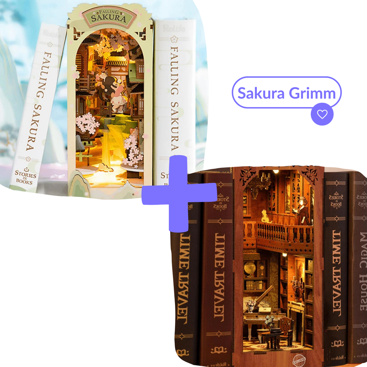 Sakura Grimm Set | Bundle-Mechanical Wooden Puzzle-MagicHolz--