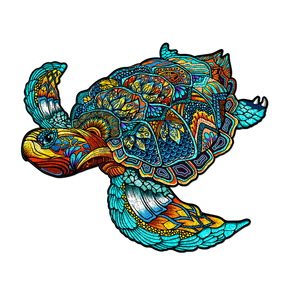 Colorful turtle wooden puzzle-MagicHolz--