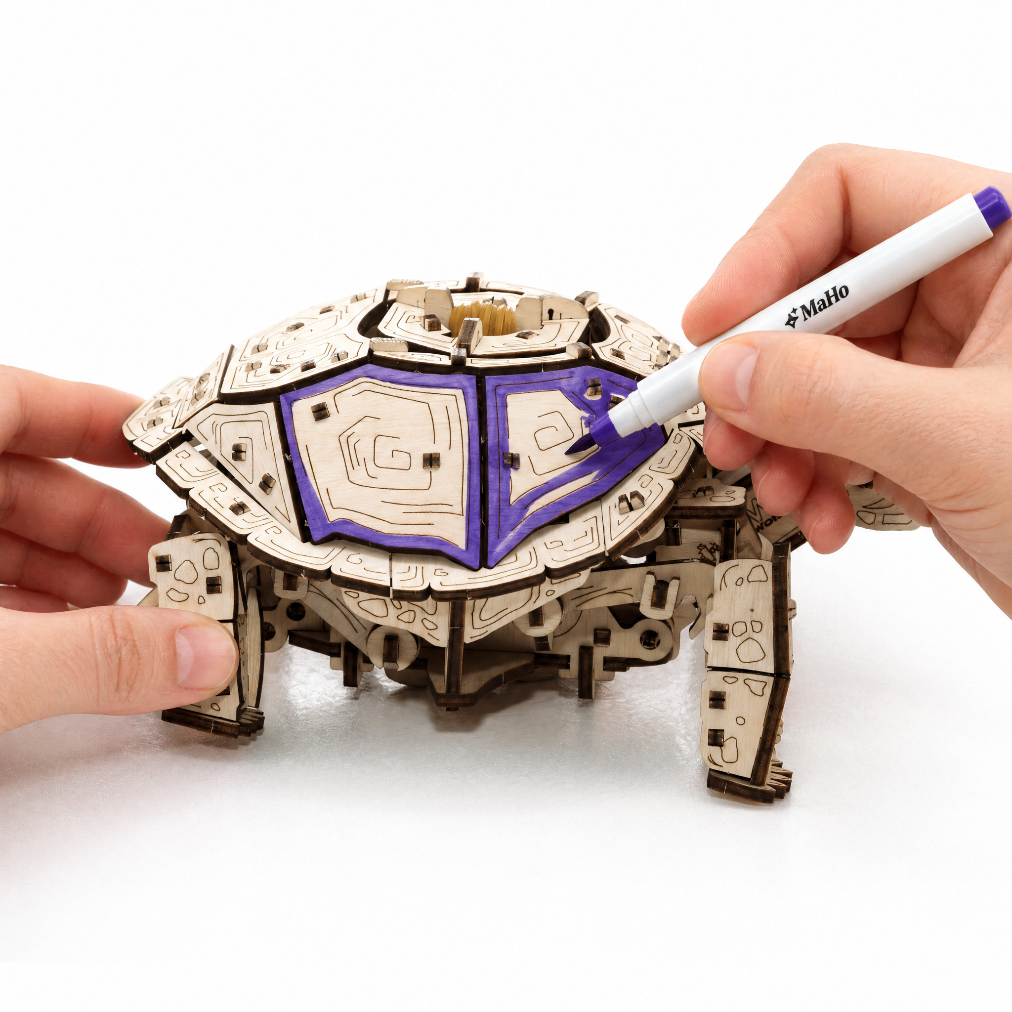Mechanical Turtle Mechanical Kit by Eco-Wood-Art