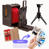 Camera + film + tripod & camera strap