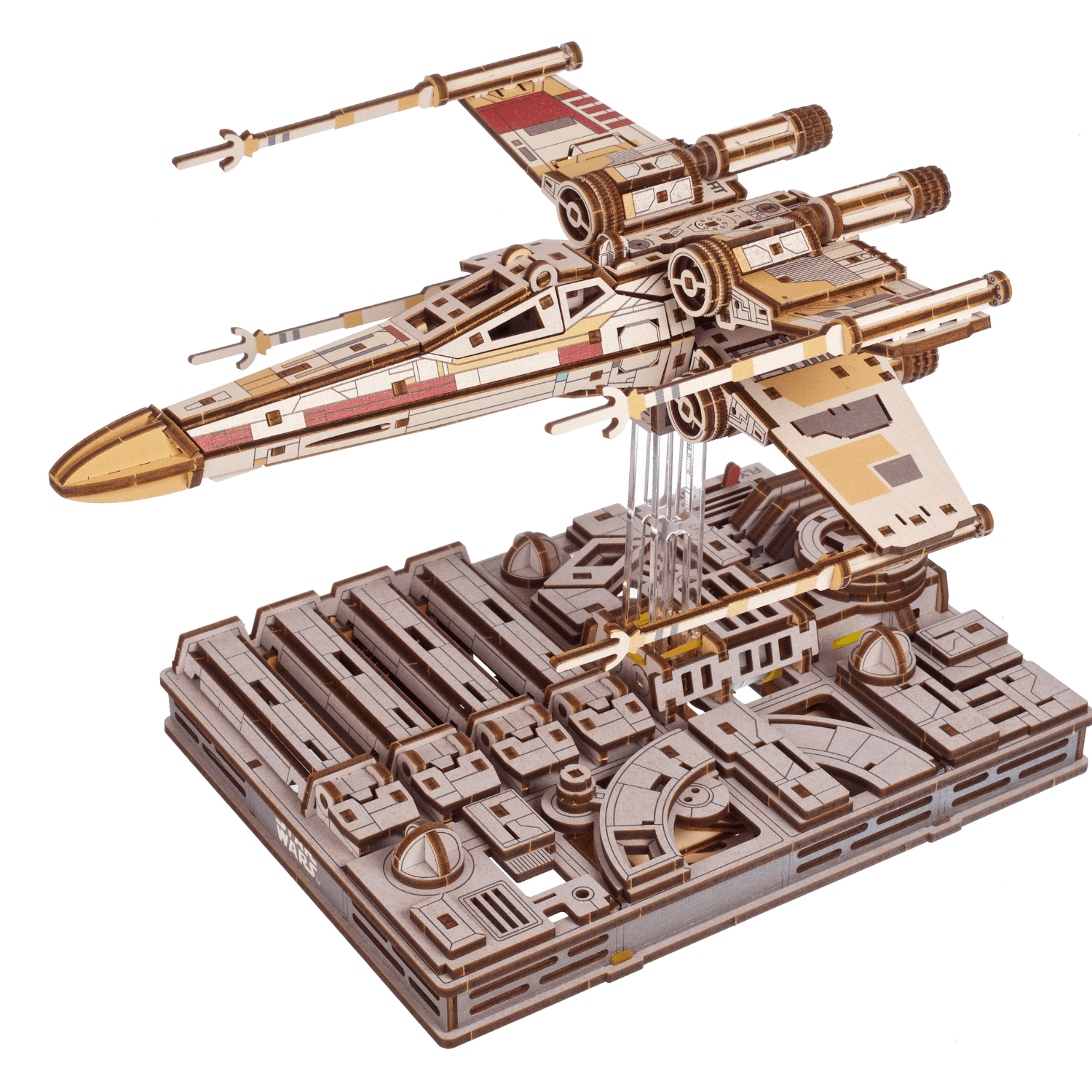 Star Wars® - Luke Skywalker's X-Wing Starfighter Mechanisches Holzpuzzle Ugears